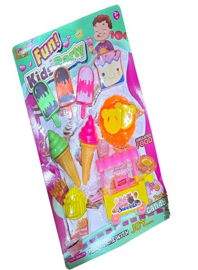 JNiL Ice Cream Set Toy Mini Kitchen Set Toy Food Set Toy Beautiful Design for Kids, Boys & Girls ( Multicolour ) - Image 3